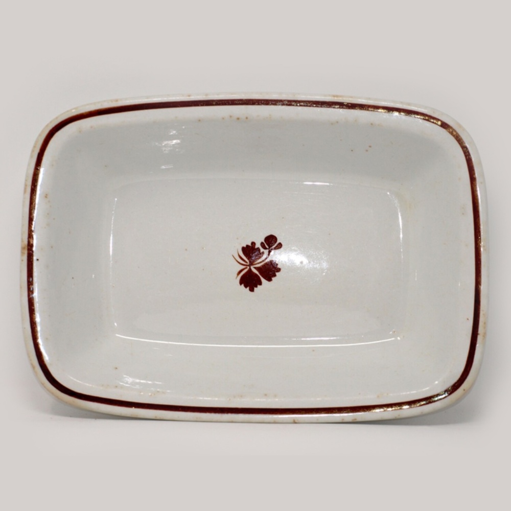 Alfred Meakin Royal Ironstone China Copper TEA LEAF England Platter, Bowl, Dish,